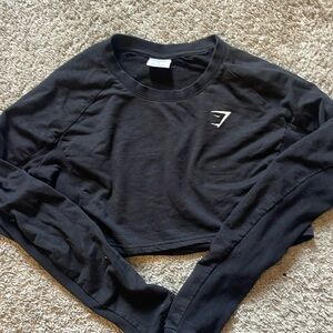 Gymshark crop top long sleeve